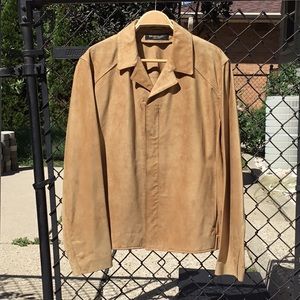 Bruno Magli Italian Leather Suede Jacket